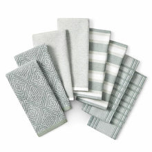 Town & Country Organic Kitchen Towels 8 Pack, in 4 Designs