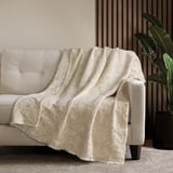 Reversible Cotton Jacquard Throw 50