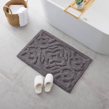 WelHome 100% Cotton Tufted Bath Rug, Assorted Colors