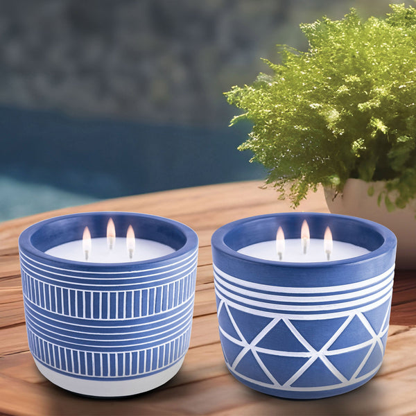 Essenza Outdoor Citronella 2-Pack Candle
