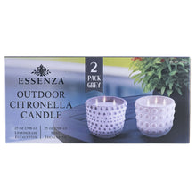 Essenza Outdoor Citronella 2-Pack Candle