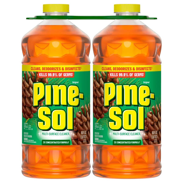 Pine-Sol Multi-Surface Cleaner, Original, 60 fl oz, 2-count
