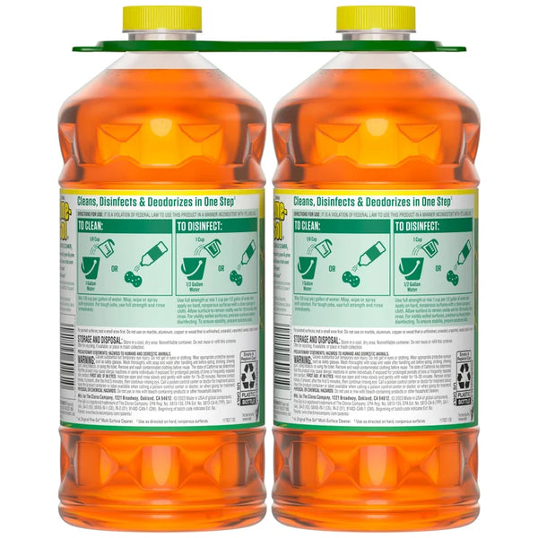 Pine-Sol Multi-Surface Cleaner, Original, 60 fl oz, 2-count