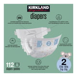 Kirkland Signature Diapers Size 2, 112 Count