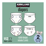 Kirkland Signature Diapers Size 2, 112 Count