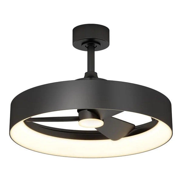 Artika Austin 23" LED Fandelier-Matte Black
