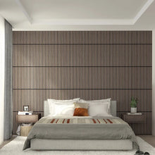 Artika Sonolok Sound-Absorbing Slatted Panel Kit Walnut