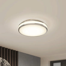 Artika Hemisphere 15” LED Flush Mount Light Fixture - Brushed Nickel