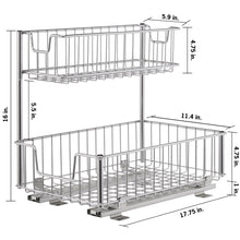 TRINITY Wire Undersink Organizer with Slide