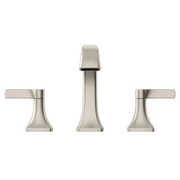 Kohler Riverly Widespread Bathroom Sink Faucet Brushed Nickel