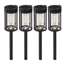 GTX Solar LED Pathway Lights, 4-pack