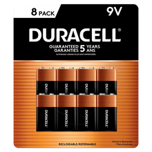 Duracell 9V Alkaline Batteries, 8-count