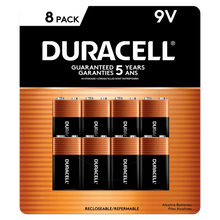 Duracell 9V Alkaline Batteries, 8-count
