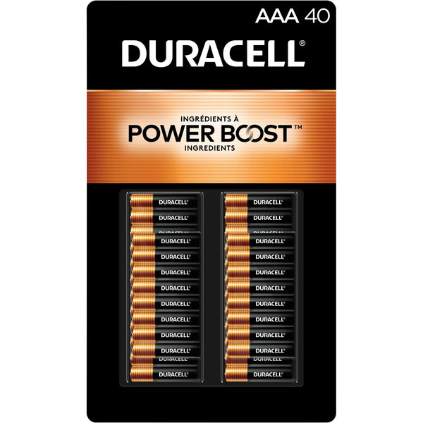 Duracell Power Boost Alkaline Batteries AA 40pk