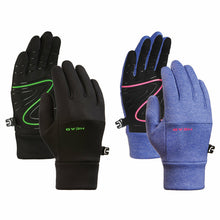 HEAD Kids’ Touchscreen Gloves, Medium, Black or Purple