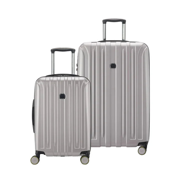 Delsey Paris Accelerate 2-piece Hardside Spinner Luggage Set Light Gray
