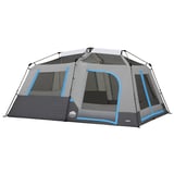 CORE 10-Person Lighted Instant Cabin Tent with Half-Fly