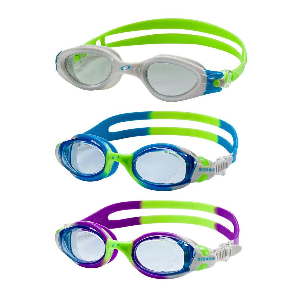 OCEANIC SWIM GOGGLES 3 PACK SIZES S/M &/OR L/XL