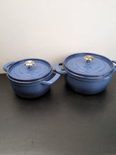 Tramontina Blue 4-quart & 6-quart Enameled Cast Iron Round Dutch Oven, 2-pack