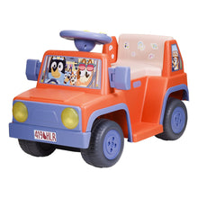 Bluey 6V Ride-On Car with Lights, Sound & DIY Stickers
