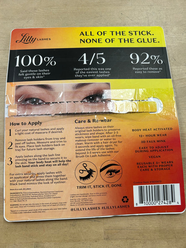 Lilly Lashes Self-Adhesive Faux Mink Lashes