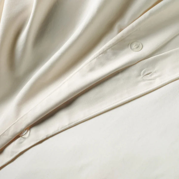 Jennifer Adams Eternal 3-piece Duvet Cover Set Ivory- Queen