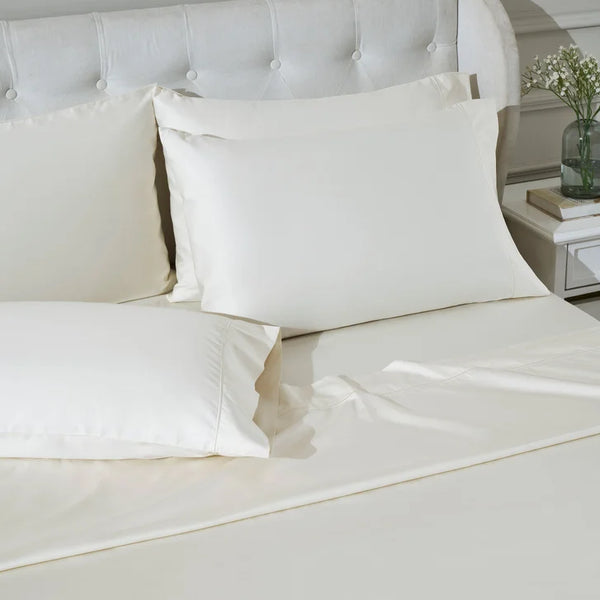 TheraLuxe by Therapedic 300 Thread Count Cooling 6-piece Sheet Set Ivory Queen