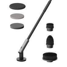 HOTO Cordless Spin Scrubber: 2.5 N·M torque, six brush heads, IPX7 rated kit