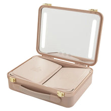 Glo Tech Beauty Case with LED Mirror, Pink