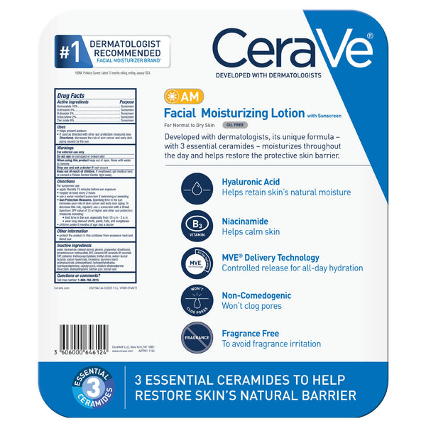 CeraVe AM Facial Moisturizer 2 / 3 fl oz Each