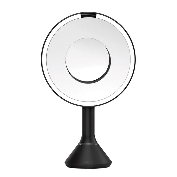 simplehuman 8” Round LED Sensor Mirror with 5x and 10x Magnification