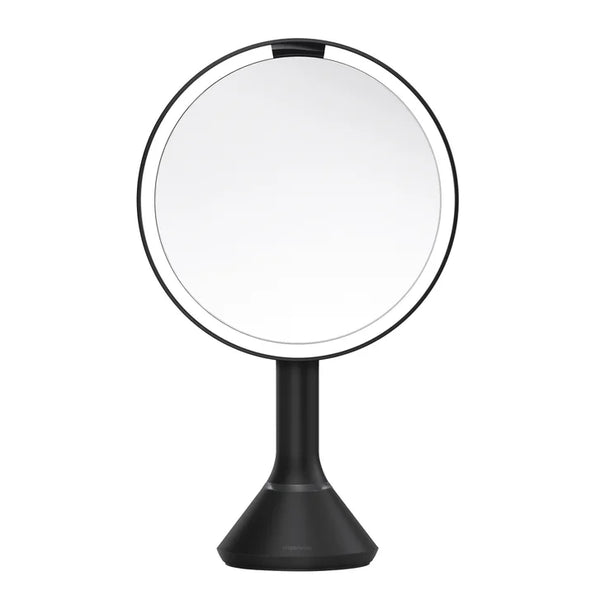 simplehuman 8” Round LED Sensor Mirror with 5x and 10x Magnification