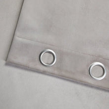 Total Blackout Velvet Window Curtain, 2-pack - Beige