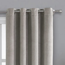 Total Blackout Velvet Window Curtain, 2-pack - Beige