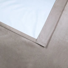 Total Blackout Velvet Window Curtain, 2-pack - Beige