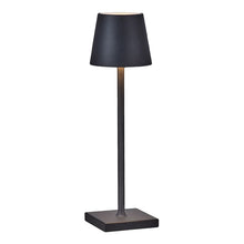 Mikasa Rechargeable 14-inch LED Lamps with Touch Control, Set of 2 Black
