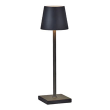Mikasa Rechargeable 14-inch LED Lamps with Touch Control, Set of 2 Black