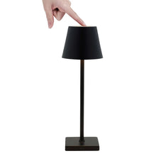Mikasa Rechargeable 14-inch LED Lamps with Touch Control, Set of 2 Black