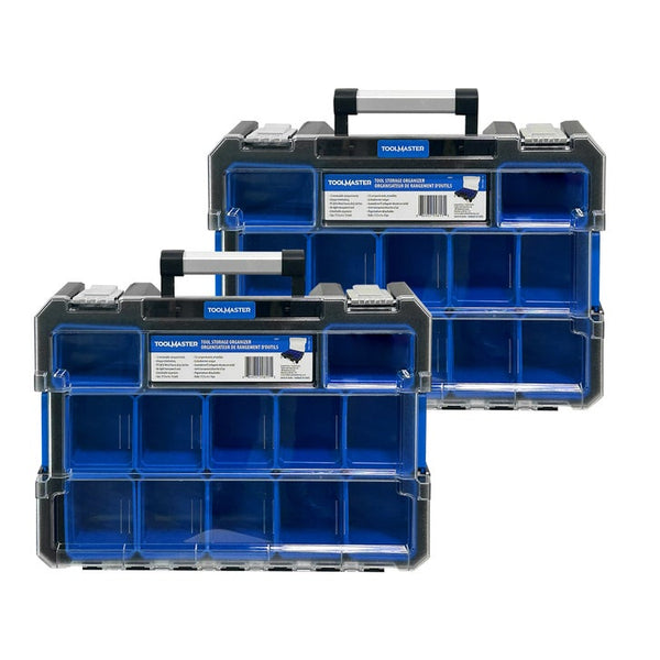 Toolmaster Stackable Tool Storage, 2-pack