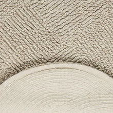 Scallop Tufted Bath Rug Tan