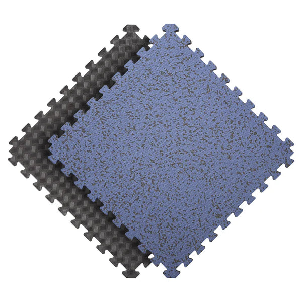 Norsk Dual Density Reversible Gym Flooring, 48 sq ft., 24 in. x 24 in. Foam Mats