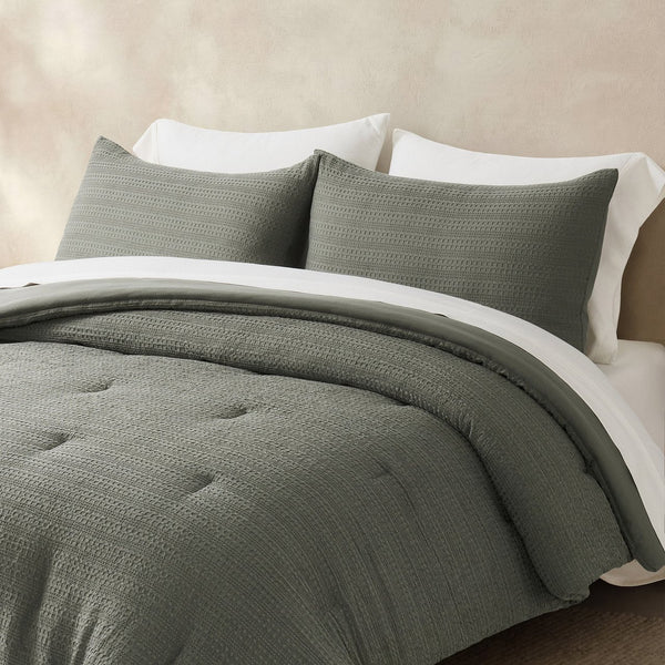 Evergrace 3-Piece King Size Waffle Comforter Set