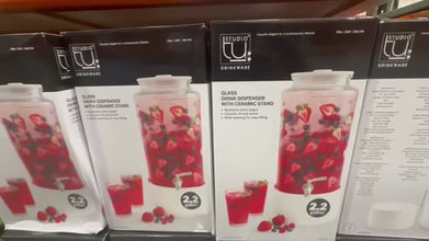 Denmark Drink Dispenser with Ceramic Stand