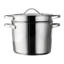 Tramontina 8-Quart Stainless Steel Tri-ply Base Multicooker with Pasta Insert