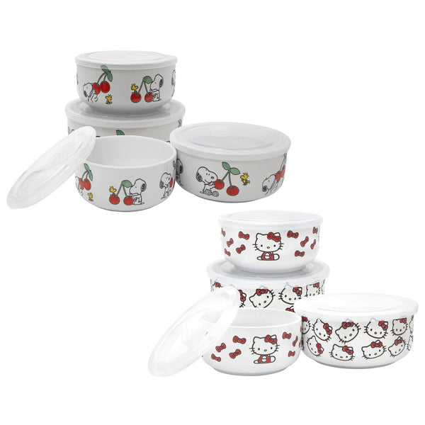 Zrike 8-Piece Ceramic Food Storage Set