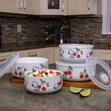 Zrike 8-Piece Ceramic Food Storage Set