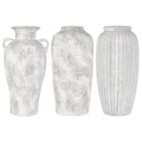 Elements Rustic Ceramic Vase, 3 Assorted Styles