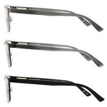 Design Optics by Foster Grant #668 Metal Square Reading Glasses, 3-pack- +1.25