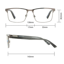 Design Optics by Foster Grant #668 Metal Square Reading Glasses, 3-pack- +1.25
