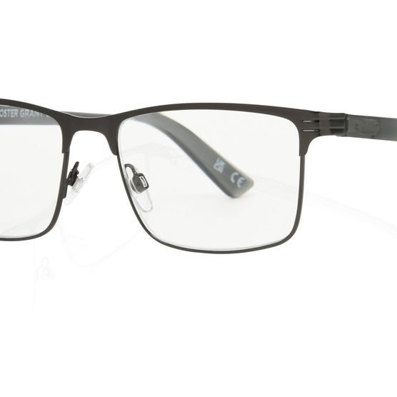 Design Optics by Foster Grant #668 Metal Square Reading Glasses, 3-pack +2.50